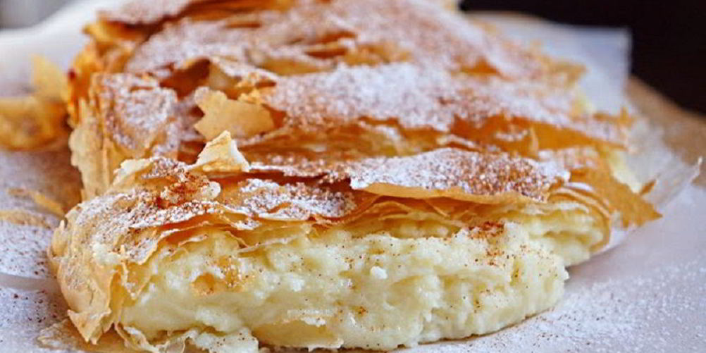 Рецепт греческий пирог бугаца