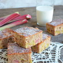 Рецепт Гречневый пирог с ревенем