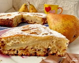 Грушевый пирог по-итальянски