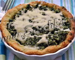 Киш со шпинатом