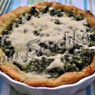 Киш со шпинатом