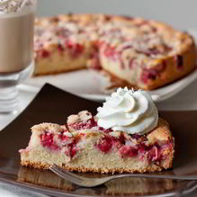 Рецепт Клубничный пирог с кукурузной мукой