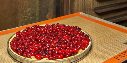 клюквенный пирог