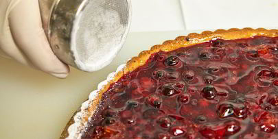 клюквенный пирог