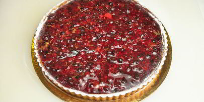 клюквенный пирог