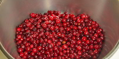 клюквенный пирог