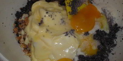 маково-яблочный пирог