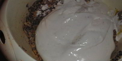 маково-яблочный пирог