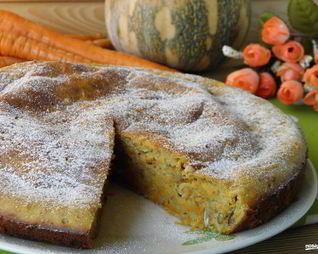 Морковный пирог классический