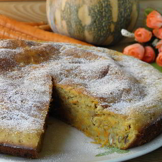 Морковный пирог классический