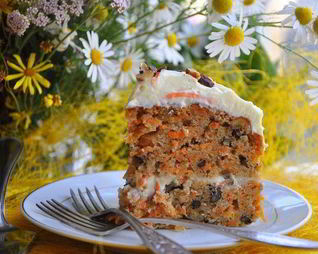 Морковный торт-пирог