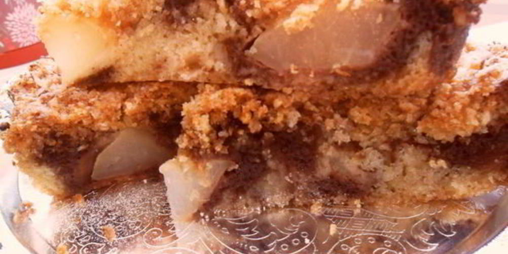 Рецепт мраморный пирог с фруктово-кокосовым вкусом