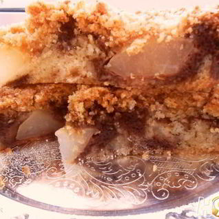 Мраморный пирог с фруктово-кокосовым вкусом