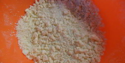 мраморный пирог с фруктово-кокосовым вкусом