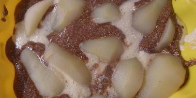 мраморный пирог с фруктово-кокосовым вкусом