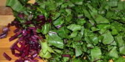 осетинский пирог с ботвой и сыром