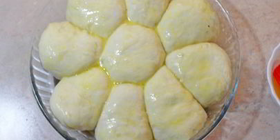 отрывной пирог с тушеной капустой