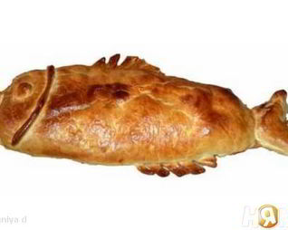 Пирог из двух сортов рыбы