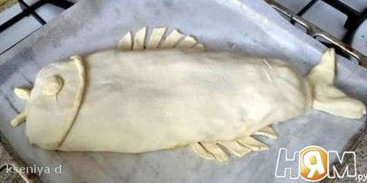 пирог из двух сортов рыбы
