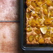 Рецепт Пирог на кефире с желтым кумкватом