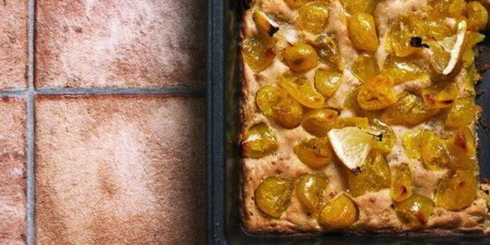 Рецепт пирог на кефире с желтым кумкватом