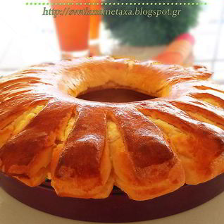 Пирог Ромашка с творожно-медовой начинкой