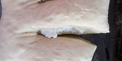 пирог ромашка с творожно-медовой начинкой