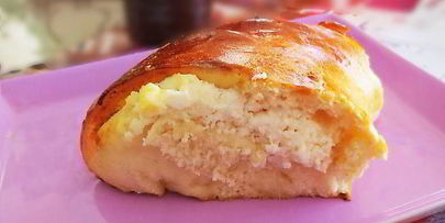 пирог ромашка с творожно-медовой начинкой