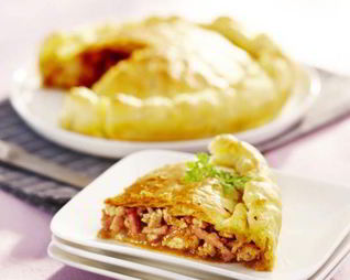 Пирог с говядиной и овощами