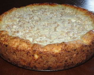 Пирог с грушевой начинкой