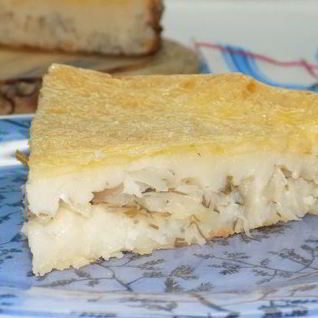 Пирог с капустой заливной на кефире