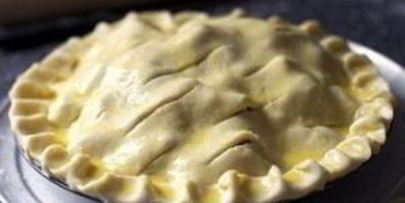 пирог с клубникой и ревенем