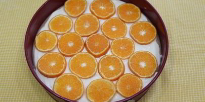 пирог с мандаринами на рождество