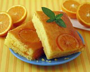 Пирог с мандаринами в мультиварке