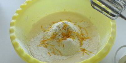 пирог с маскарпоне и сливой