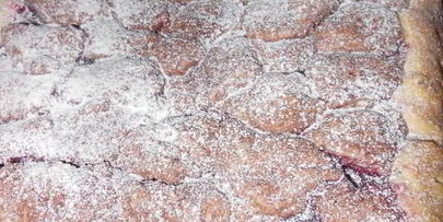 пирог с вишней и орехами забава