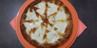 пирог с яблоком и творожной начинкой