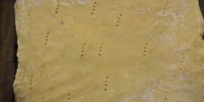 пирог с заварным кремом и орехово-медовой прослойкой