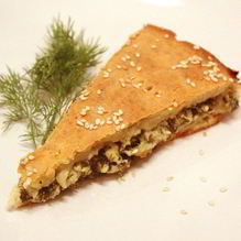 Рецепт Пирог с зеленью и сыром