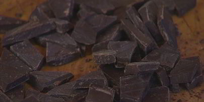 шоколадный пирог с миндальными хлопьями