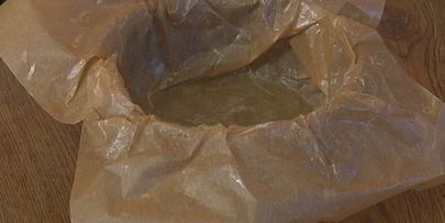 шоколадный пирог с миндальными хлопьями