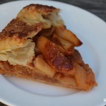 Рецепт Сладкий пирог из слоеного теста