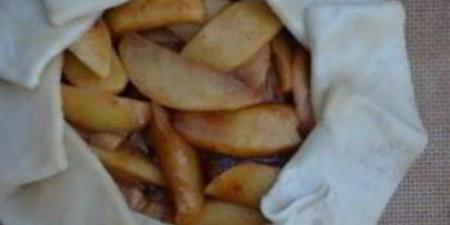 сладкий пирог из слоеного теста