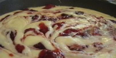 сладкий пирог с вареньем