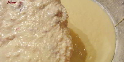 творожный пирог с малиной