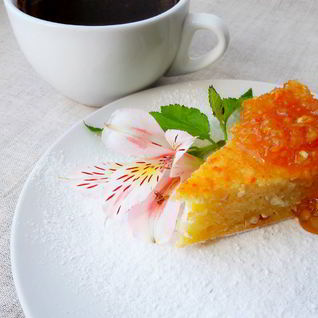 Вкусный пирог с творогом и манкой