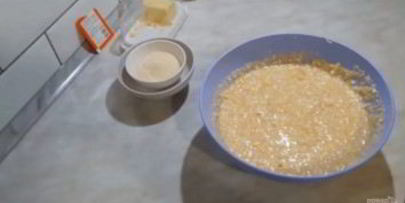 вкусный пирог с творогом и манкой