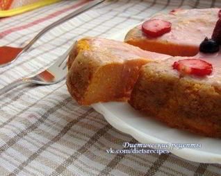 Воздушный пирог из тыквы