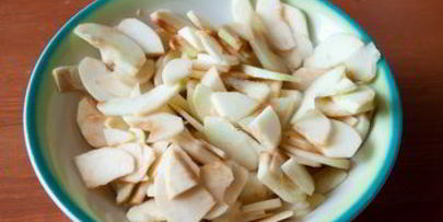 яблочный пирог на творожном тесте