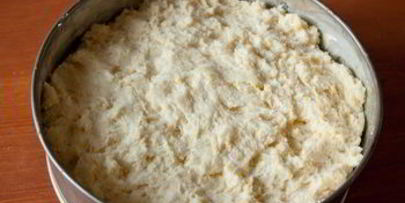 яблочный пирог на творожном тесте